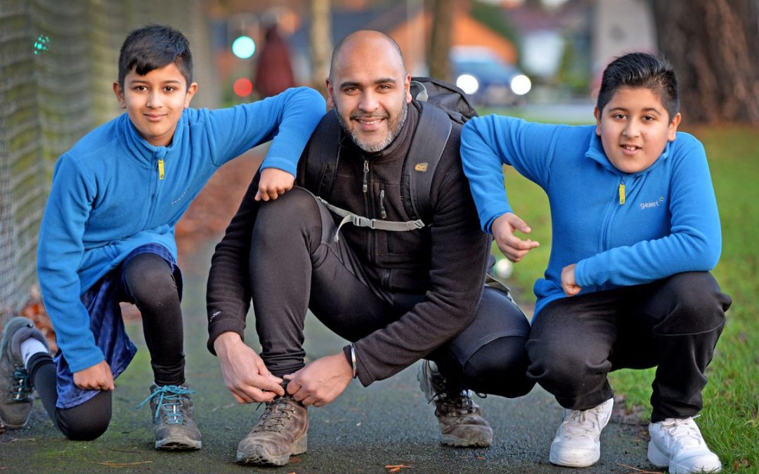 Walking the extra mile for charity