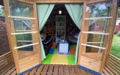 Sensory summer house for children and young people
