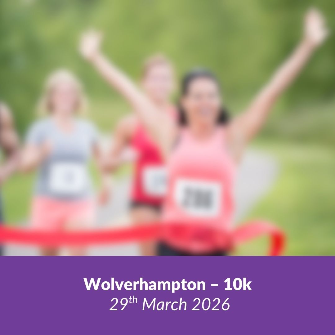 Wolverhampton 10k A blurred image that shows people running with the text 'Wolverhampton 10k - 29th March 2026.'